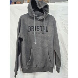 Bristol On The Dirt 2022‎ Men's Gray Hoodie Sweatshirt Size L